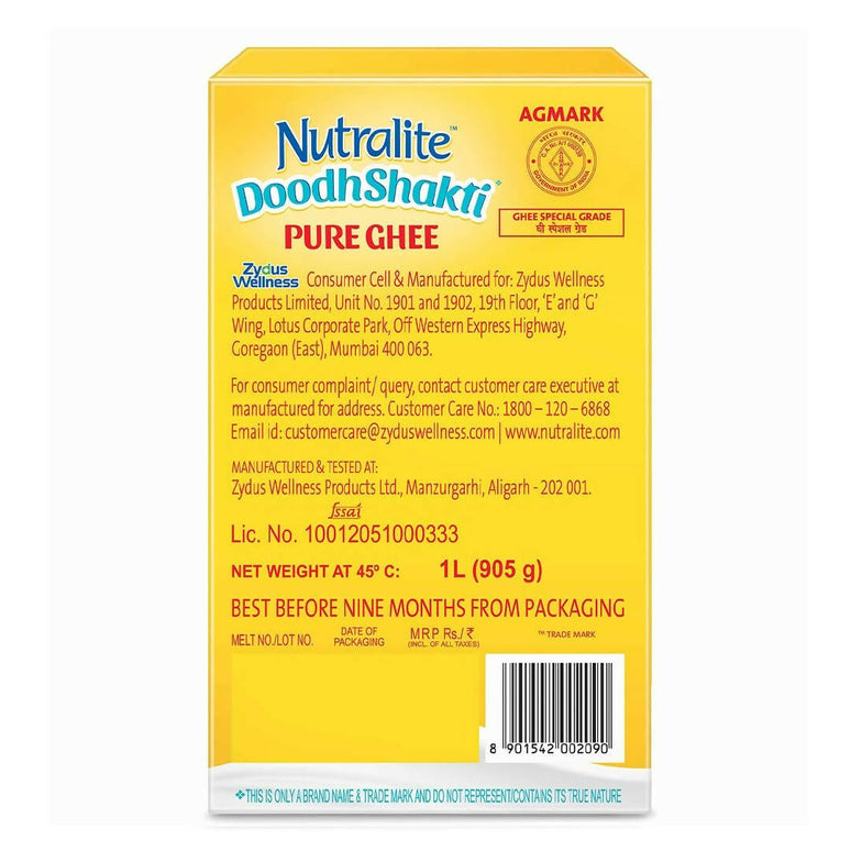 Nutralite DoodhShakti Pure Ghee | Pure, Natural & Healthy | Desi Ghee with Rich Aroma