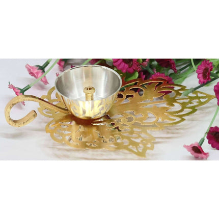 Chahat Premium Living Brass Saw Leaf Deep