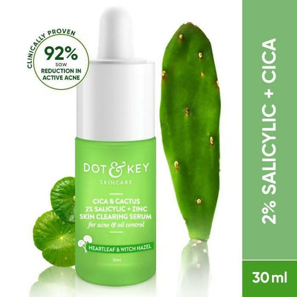 Dot & Key 2% Salicylic Cica Anti Acne Face Serum For Acne & Oil Control