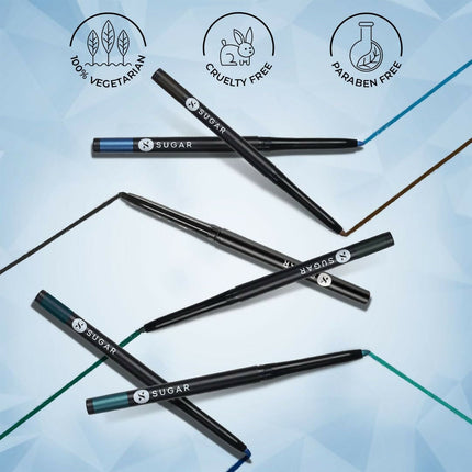 Sugar Cosmetics Kohl of Honour Intense Kajal Upto 12 hrs, Long Lasting, Smudge Proof & Waterproof Kajal - 03 Aqua Lung