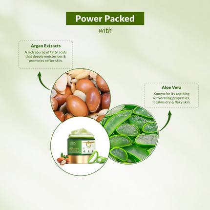 Lotus Botanicals 100% Pure Argan & Aloe Vera Extracts HydraMelt Body Butter