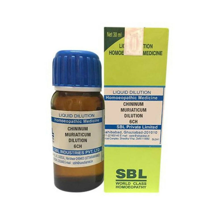 SBL Homeopathy Chininum Muriaticum Dilution
