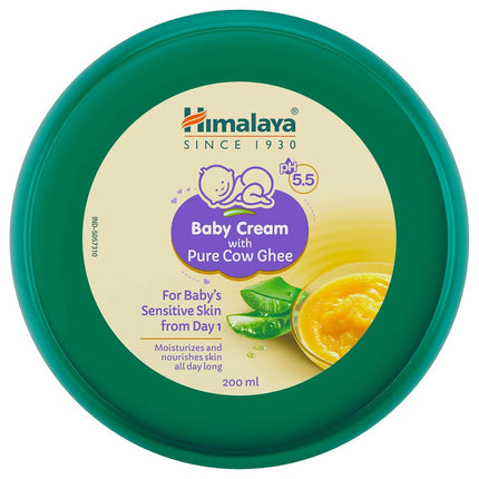 Himalaya Baby Cream with Pure Cow Ghee & pH5.5 For Dry & Sensitive Skin
