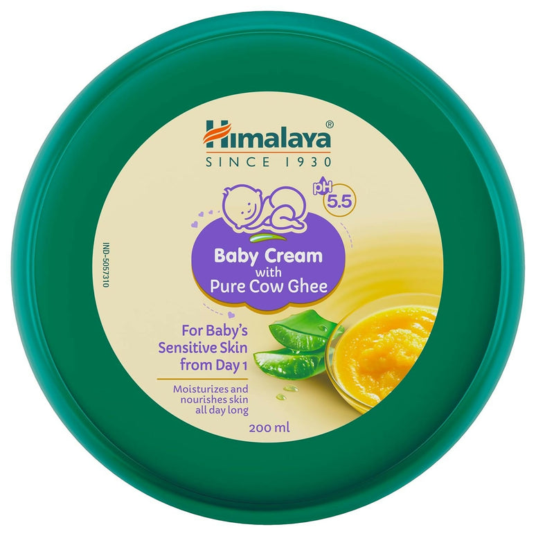 Himalaya Baby Cream with Pure Cow Ghee & pH5.5 For Dry & Sensitive Skin