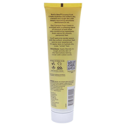 Burt's Bees Softening Foot Cream with Coconut Oil & Soap Bark