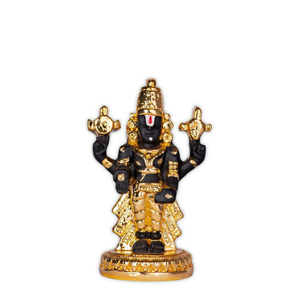 House Of Wemy Gold-Polished Premium Balaji Statue
