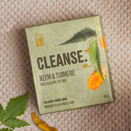 Isha Life Cleanse. Neem And Turmeric With Tulsi And Tea Tree Handcrafted Soap