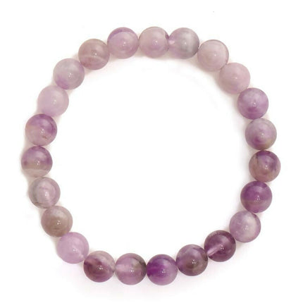 Purple Amethyst Beads Crystal Bracelet - Ruby Raang