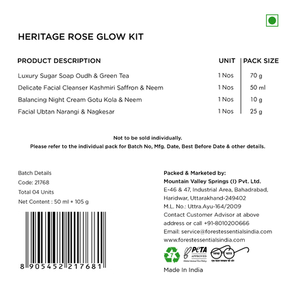 Forest Essentials Heritage Skin Renewal Ritual Gift Box