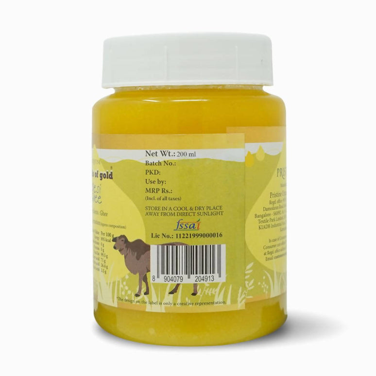 Pristine Fields of Gold - Desi Ghee | Vedic Bilona Method | Churned From Curd | Pure & Natural |