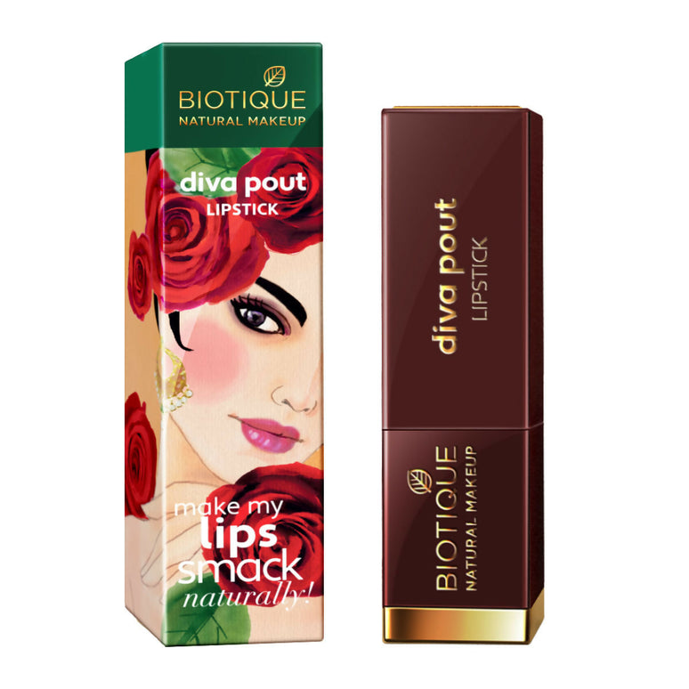 Biotique Diva Pout Lipstick - Dark Romance