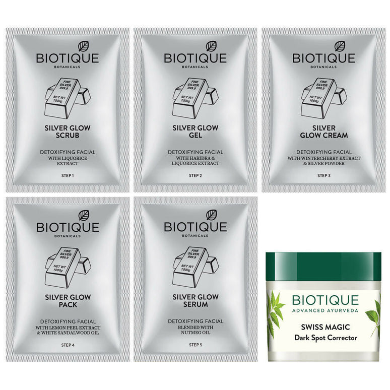 Biotique Silver Complete 6 Step Facial Kit