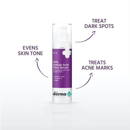 The Derma Co 10% Azelaic Acid Serum for Uneven Skin Tone & Dark Spots