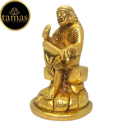 Tamas Brass Handmade Shirdi Sai Baba (Golden)