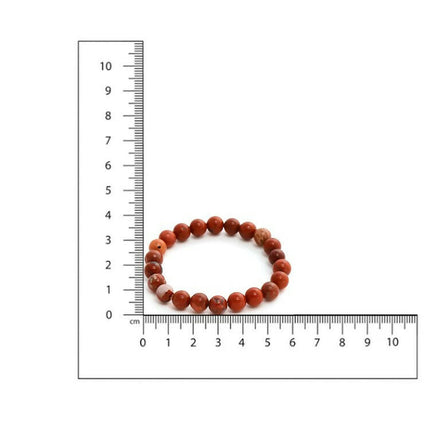 Red Jasper Elastic Bracelet - Ruby Raang