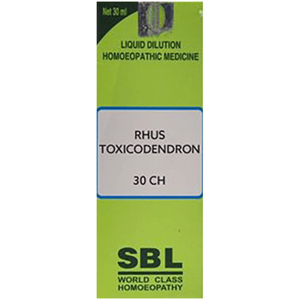 SBL Homeopathy Rhus Toxicodendron Dilution