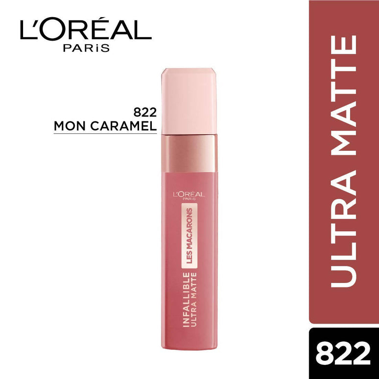 L'Oréal Paris Infallible Ultra Matte Liquid Lipstick Les Macarons - 822 Mon Caramel