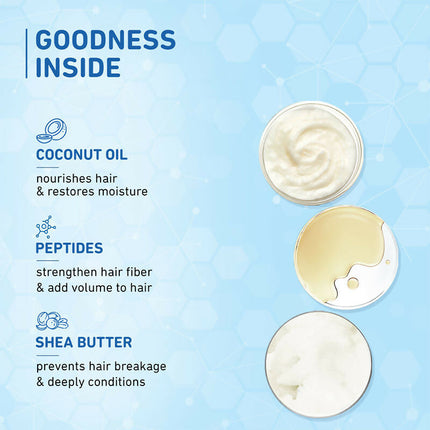 Plum Coconut Milk & Peptides Hair Mask For Soft, Shiny Hair