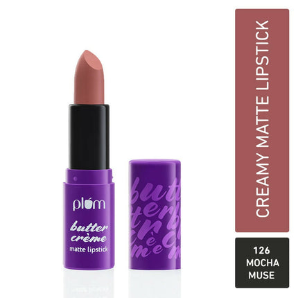 Plum Butter Crème Matte Lipstick Mocha Muse - 126 (Brownish Pink Nude)
