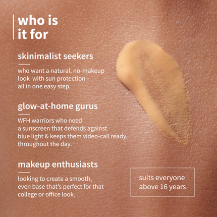 Plum Rice Water & 3% Niacinamide Sheer-Tinted Sunscreen With SPF 50 PA++++ For Oily To Normal Skin