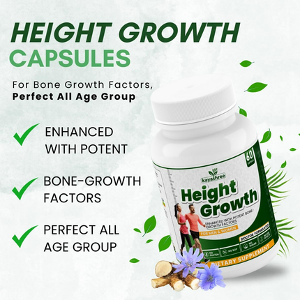 Kayashree Height Growth Capsules Height Increase For Men & Women
