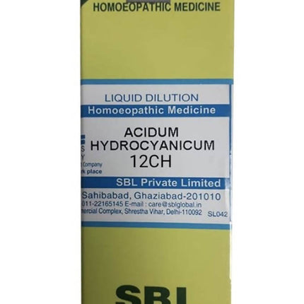 SBL Homeopathy Acidum Hydrocyanicum Dilution