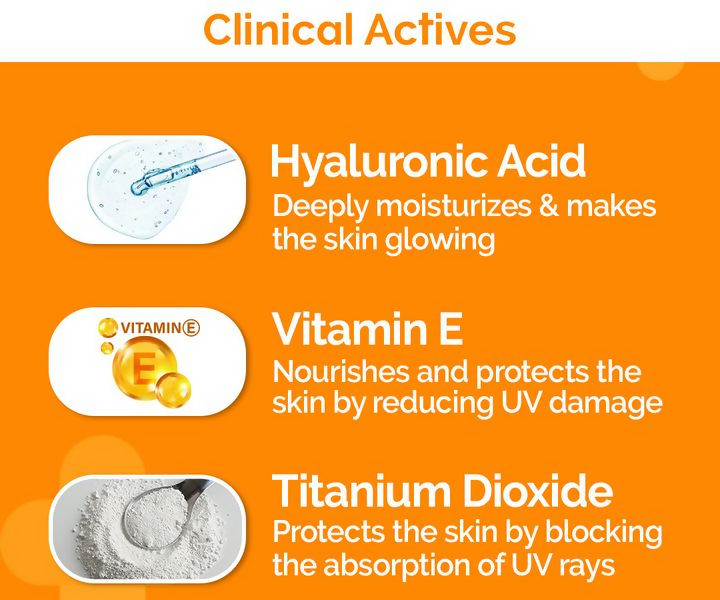 The Derma Co 1% Hyaluronic Quick-Absorbing Sunscreen Spray with Hyaluronic Acid & Vitamin E