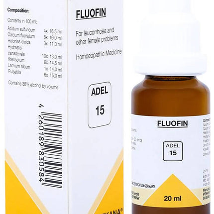 Adel Homeopathy 15 Fluofin Drops