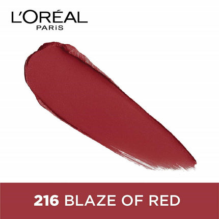 L'Oreal Paris Color Riche Moist Matte Lipstick - 216 Blaze Of Red