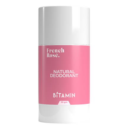 Bitamin French Rose Natural Deodorant Roll On