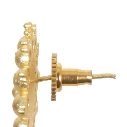 Joban Fashion Women Matte Gold Brass Jhumka