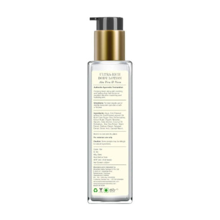 Forest Essentials Aloe Vera & Neem Ultra-Rich Body Lotion