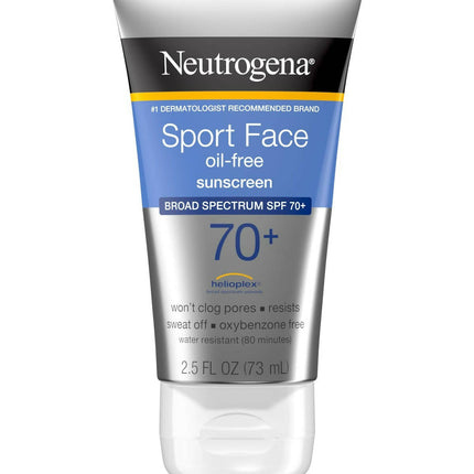 Neutrogena Sport Face Oil-Free Lotion Sunscreen SPF 70