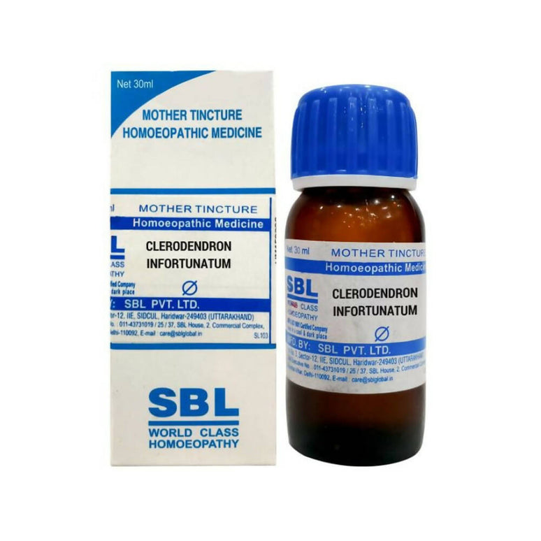 SBL Homeopathy Clerodendron Infortunatum Mother Tincture Q