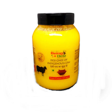 Being Desi Ghee of Indigenous Cow | Organic Ghee with Rich Aroma | Premium Cultured Desi Cow Ghee