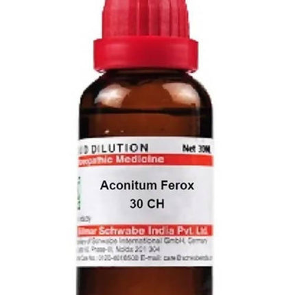 Dr. Willmar Schwabe India Aconitum Ferox Dilution - Limited Time Offer