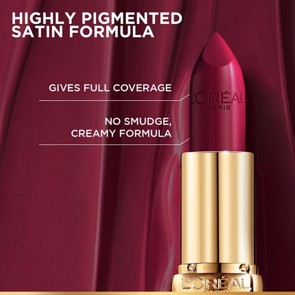 L'Oreal Paris Color Riche Satin Lipstick - 124 S'il Vous Plait