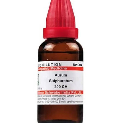 Dr. Willmar Schwabe India Aurum Sulphuratum Dilution