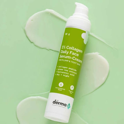 The Derma Co 1% Collagen Daily Face Serum-Cream