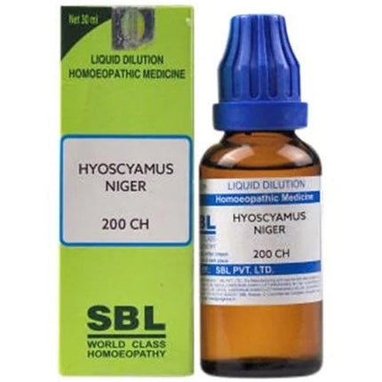 SBL Homeopathy Hyoscyamus Niger Dilution