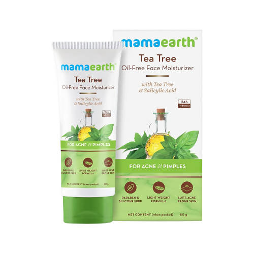 Mamaearth Tea Tree Oil-Free Face Moisturizer For Acne And Pimples - Limited Time Offer