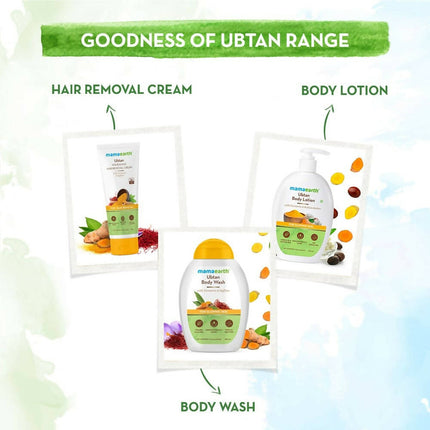 Mamaearth Ubtan Nourishing Hair Removal Cream With Turmeric & Saffron