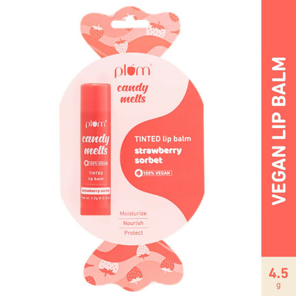 Plum Candy Melts Strawberry Sorbet Tinted Lip Balm