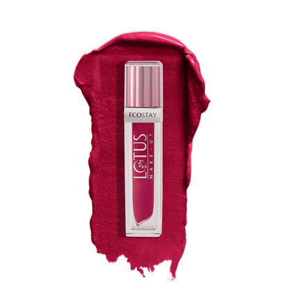 Lotus Make-Up Ecostay Matte Lip Lacquer - Rose Bloom (4 Gm)