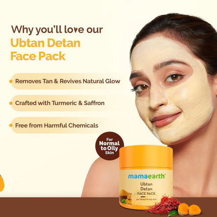 Mamaearth Ubtan Face Mask - 100 gm