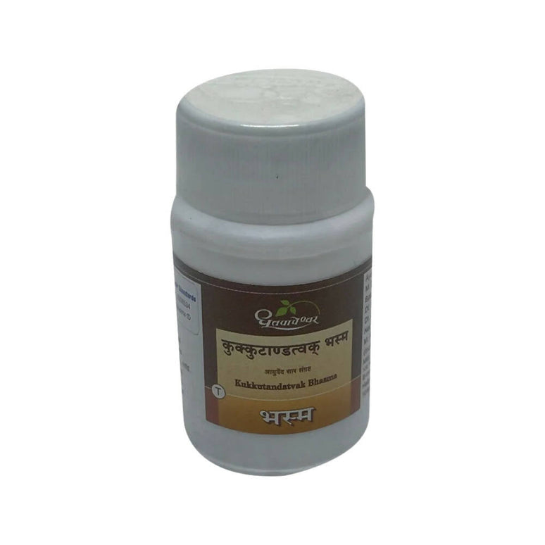 Dhootapapeshwar Kukkutandatvak Bhasma Tablets