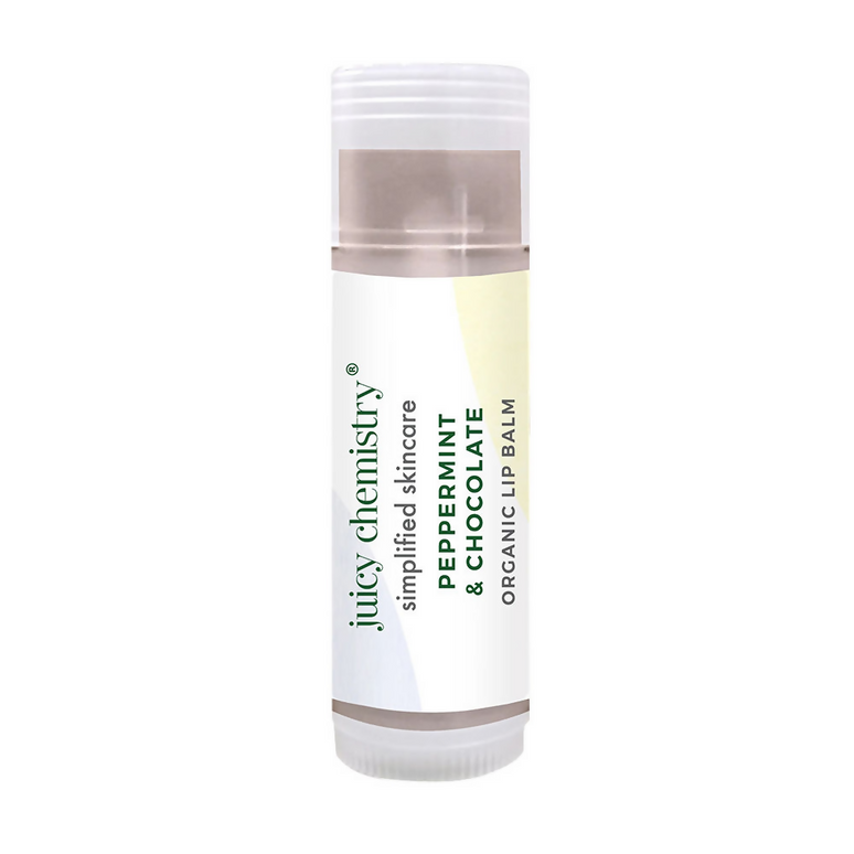 Juicy Chemistry Peppermint & Chocolate Organic Lip Balm