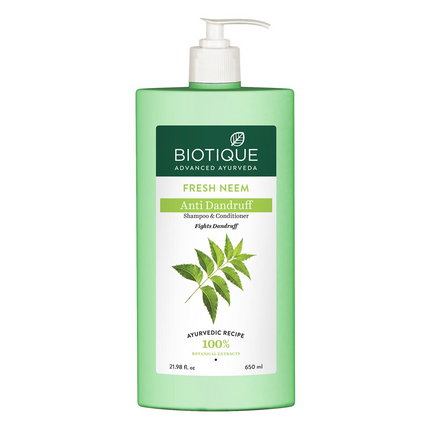 Biotique Bio/Fresh Neem Anti Dandruff Shampoo & Conditioner