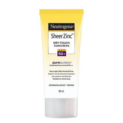 Neutrogena Sheer Zinc Dry-Touch Sunscreen SPF 50+