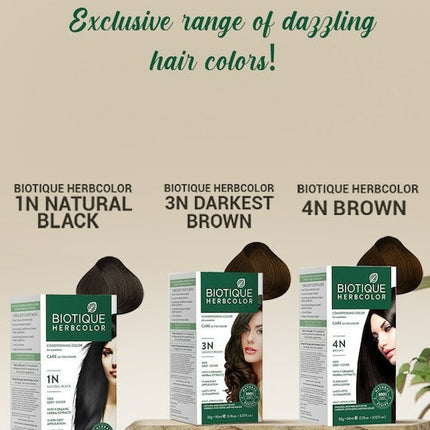 Biotique Herbcolor 3N Darkest Brown